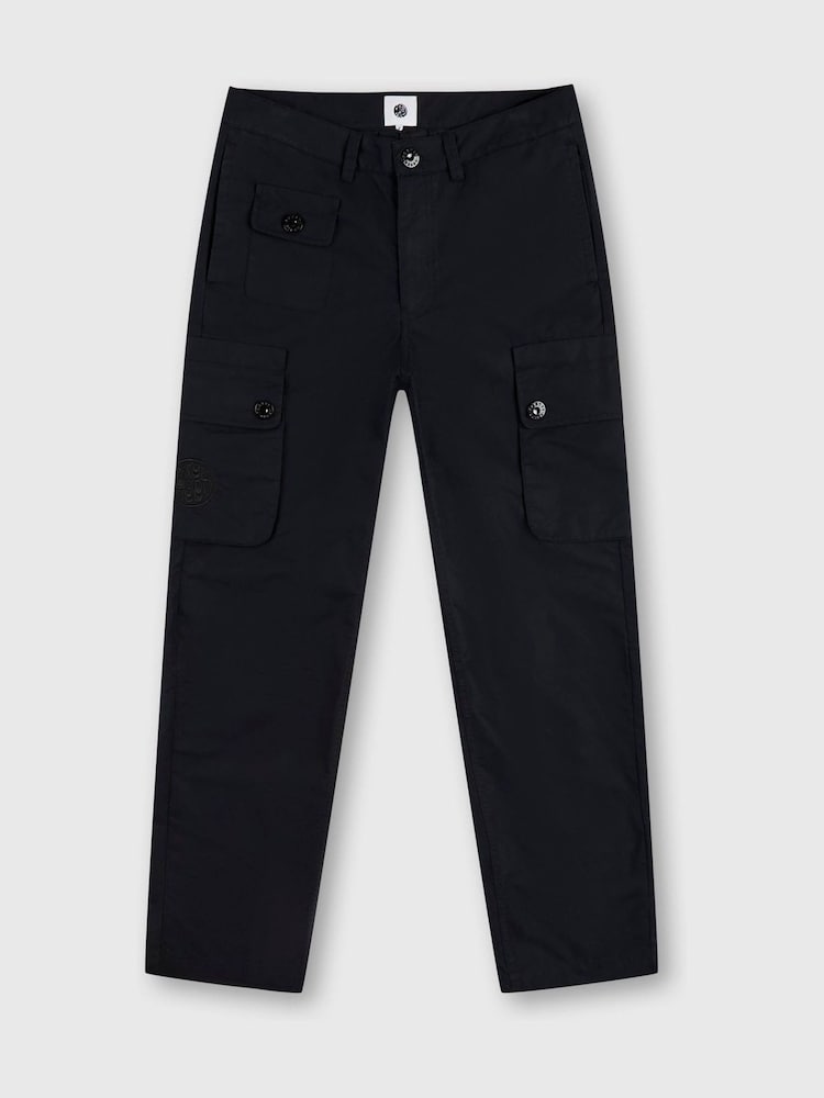 Pretty Green Heathen Cargo Black Trousers - Изображение 4 из 4