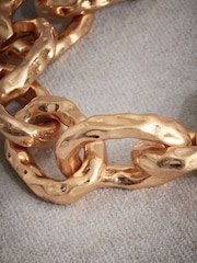 Gold Tone Tabitha Simmons x Next Yasmin Chunky Chain Bracelet - Image 3 of 5