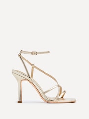 Linzi Gold Savannah Strappy Stiletto High Heels - Image 2 of 5