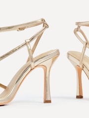 Linzi Gold Savannah Strappy Stiletto High Heels - Image 5 of 5