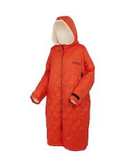 Regatta Orange Quilted Adult Changing Robe - Image 10 of 12