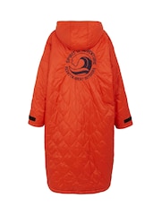 Regatta Orange Quilted Adult Changing Robe - Image 12 of 12