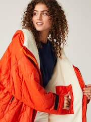 Regatta Orange Quilted Adult Changing Robe - Image 2 of 12