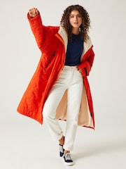 Regatta Orange Quilted Adult Changing Robe - Image 7 of 12