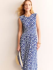 Blau - Boden Thea Ärmelloses Midikleid - Bild 4 von 5
