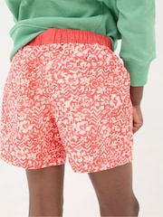 FatFace Orange Pattern Swim Shorts - Image 3 of 4