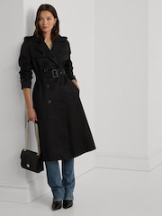 Lauren Ralph Lauren Double Breasted Belted Trench Coat - Image 1 of 8