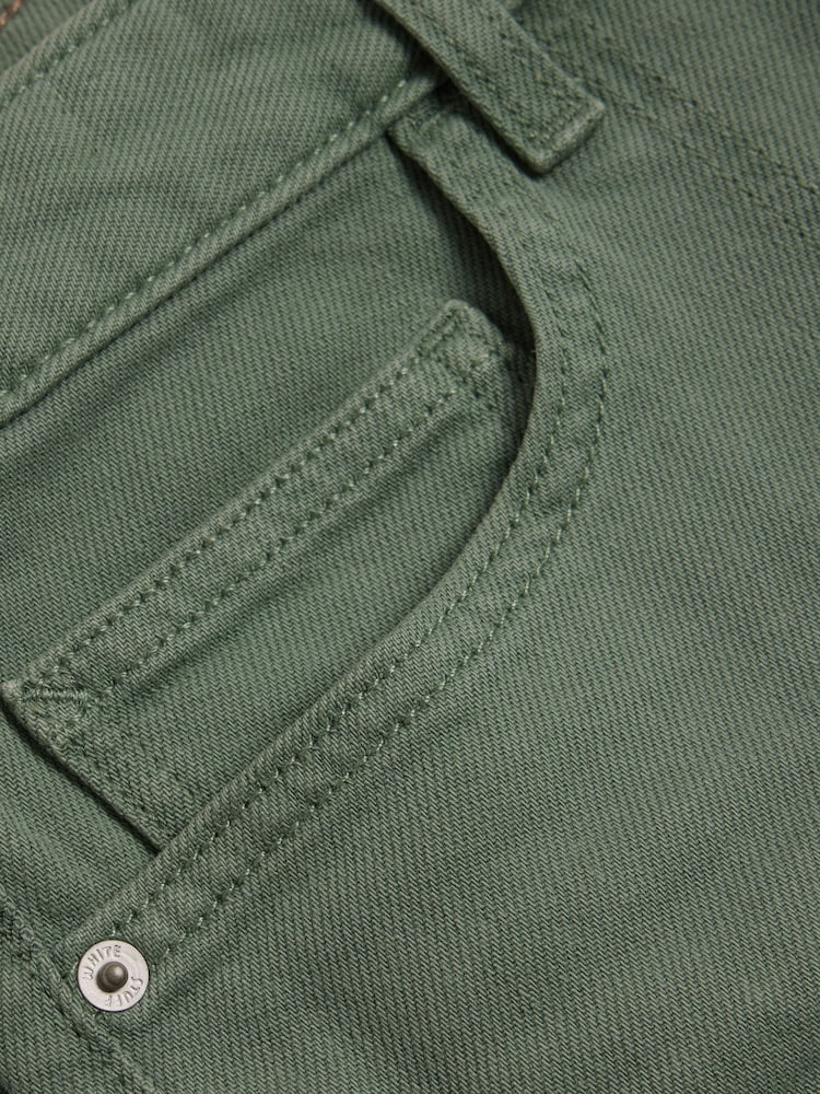White Stuff Green Tia Wide Leg Crop Jeans - Image 7 of 7