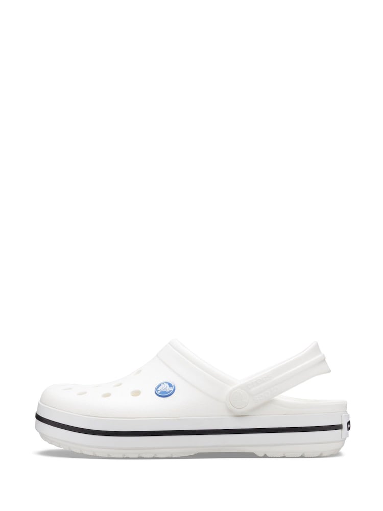 Crocs White Crocband Clogs - Image 4 of 6