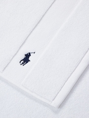 Ralph Lauren White Polo Player Bath Mat - Image 2 of 2