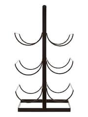 Interiors by Premier Brown Vertex Powder Coat 6 Bottle Wine Rack - Image 2 of 5