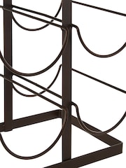 Interiors by Premier Brown Vertex Powder Coat 6 Bottle Wine Rack - Image 5 of 5