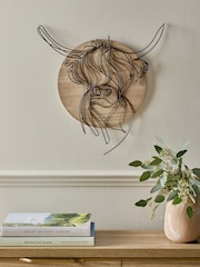 Black Bronx Hamish Wire Wall Art - Image 1 of 4