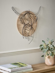 Black Bronx Hamish Wire Wall Art - Image 2 of 4