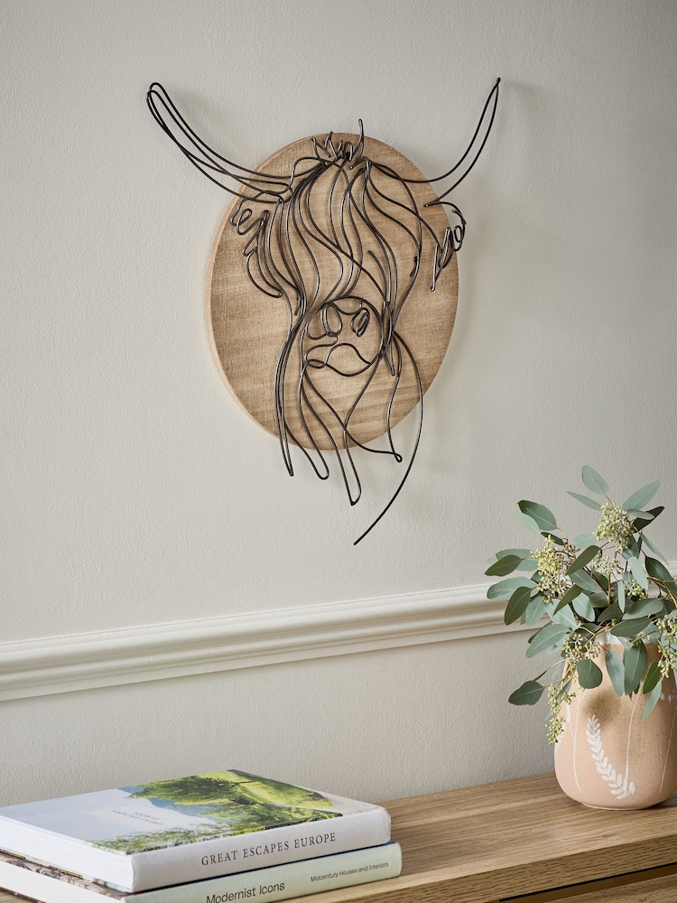 Black Bronx Hamish Wire Wall Art - Image 2 of 4