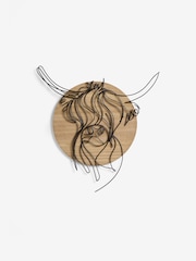 Black Bronx Hamish Wire Wall Art - Image 4 of 4