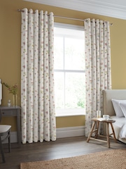 Laura Ashley Ochre Yellow Megan Made to Measure 100% Cotton Curtains - Image 1 of 9
