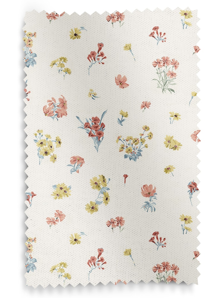 Laura Ashley Ochre Yellow Megan Made to Measure 100% Cotton Curtains - Image 9 of 9