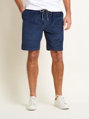 Brakeburn Blue Corduroy Shorts - Image 1 of 4