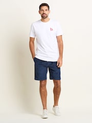 Brakeburn Blue Corduroy Shorts - Image 4 of 4