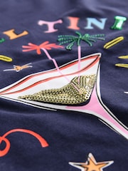Tinsel Tini Christmas Short Sleeve 100% Cotton T-Shirt - Image 7 of 7