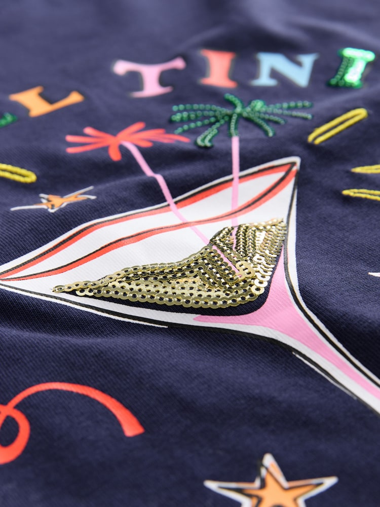 Tinsel Tini Christmas Short Sleeve 100% Cotton T-Shirt - Image 7 of 7