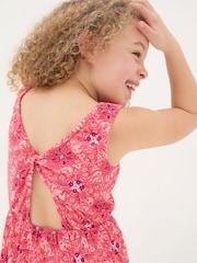FatFace Amelia Pink Geo Playsuit - Image 3 of 5