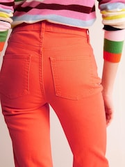 Boden Orange Mid Rise Slim Leg Jeans - Image 2 of 6