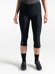 Dare 2b Worldly Gel Cycling Capri 3/4 Black Leggings - Image 2 of 5