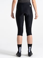 Dare 2b Worldly Gel Cycling Capri 3/4 Black Leggings - Image 3 of 5