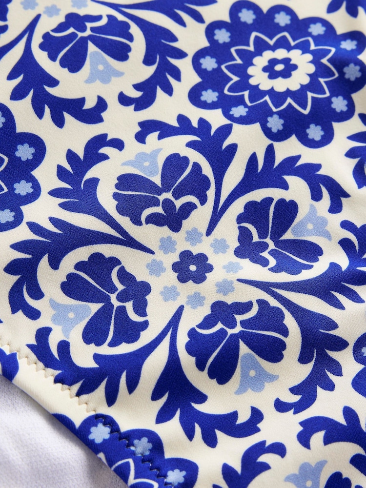 Boden Blue Panel High Waist Bottoms - Image 6 of 6 Boden Blue Panel High Waist Bottoms - Image 6 of 6