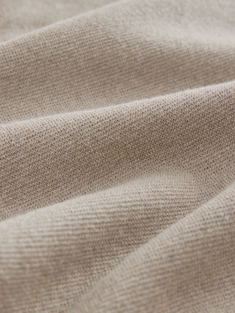 Nevtralno - v standardnem kroju Cotton Rich Knit Zip-Through Debelejša srajca - Slika 7 iz 7