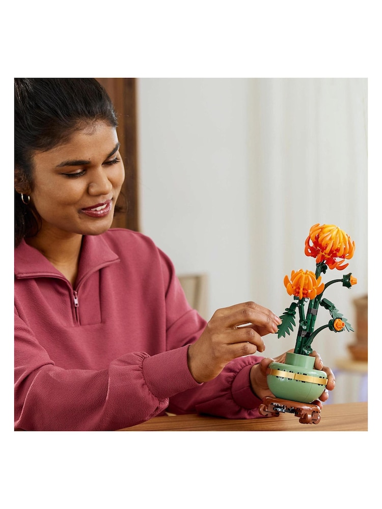 Sada Lego Icons Chrysanthemum Flower pro dospělé 10368 - Image 3 of 8