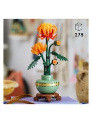 Lego Icons Chrysanthemum Flower Set for Adults 10368 - Image 4 of 8