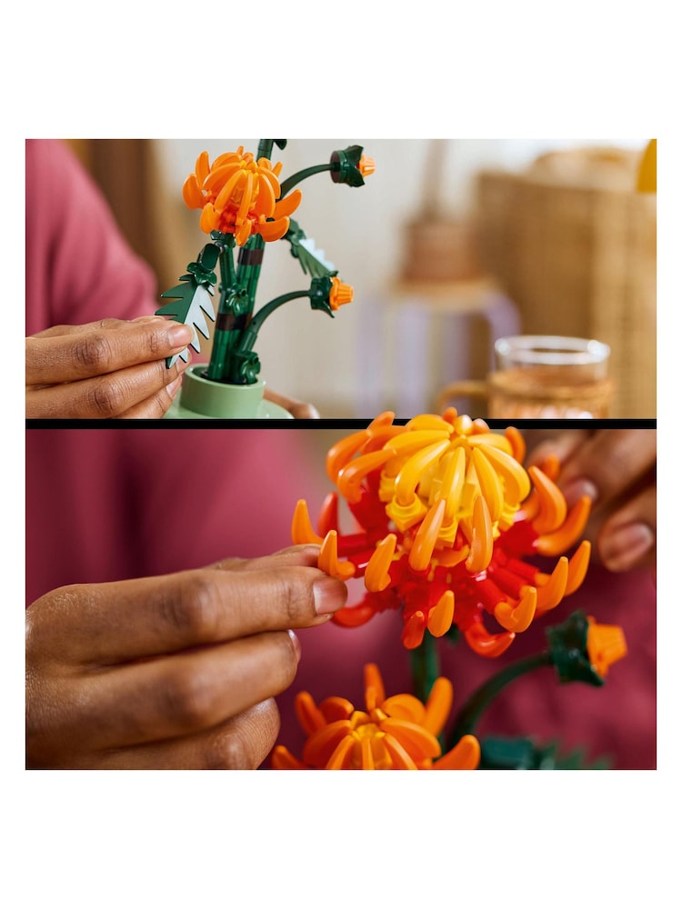 Sada Lego Icons Chrysanthemum Flower pro dospělé 10368 - Image 5 of 8