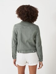 Grün - Crew Clothing Denim-Jacke im Western-Stil - Bild 2 von 5