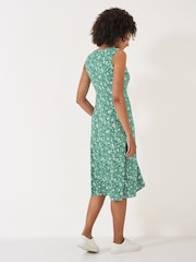 Crew Clothing Green Sleeveless Jersey Dress - Image 2 of 5
