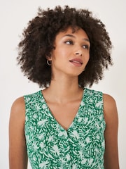 Crew Clothing Green Sleeveless Jersey Dress - Image 4 of 5