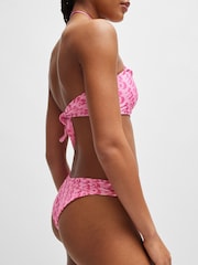 Brazilian Bikini Bottoms With Repeat Logo Print - Image 2 of 5