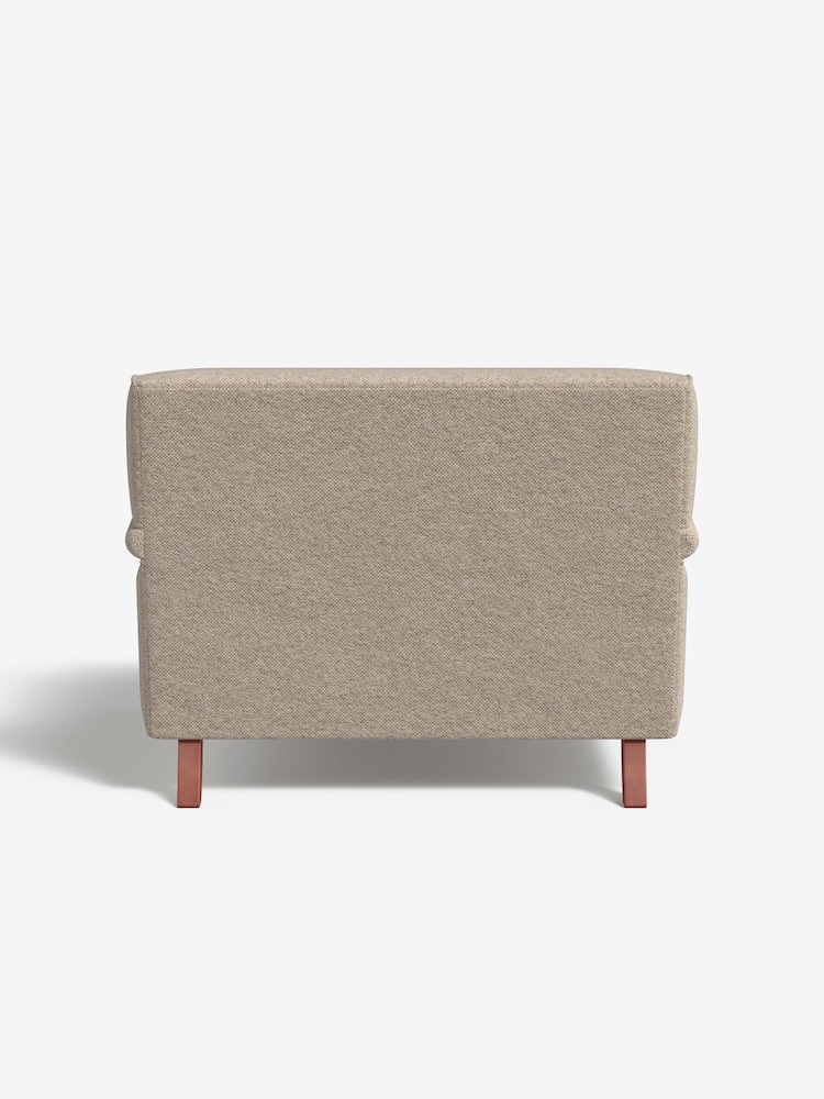 MADE.COM Basket Weave Natural Stone Orson Loveseat - Image 2 of 3