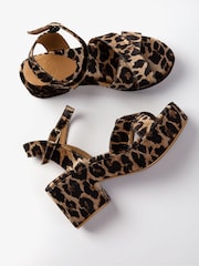 Penelope Chilvers Leopard Print Azalea Sandals - Image 3 of 4