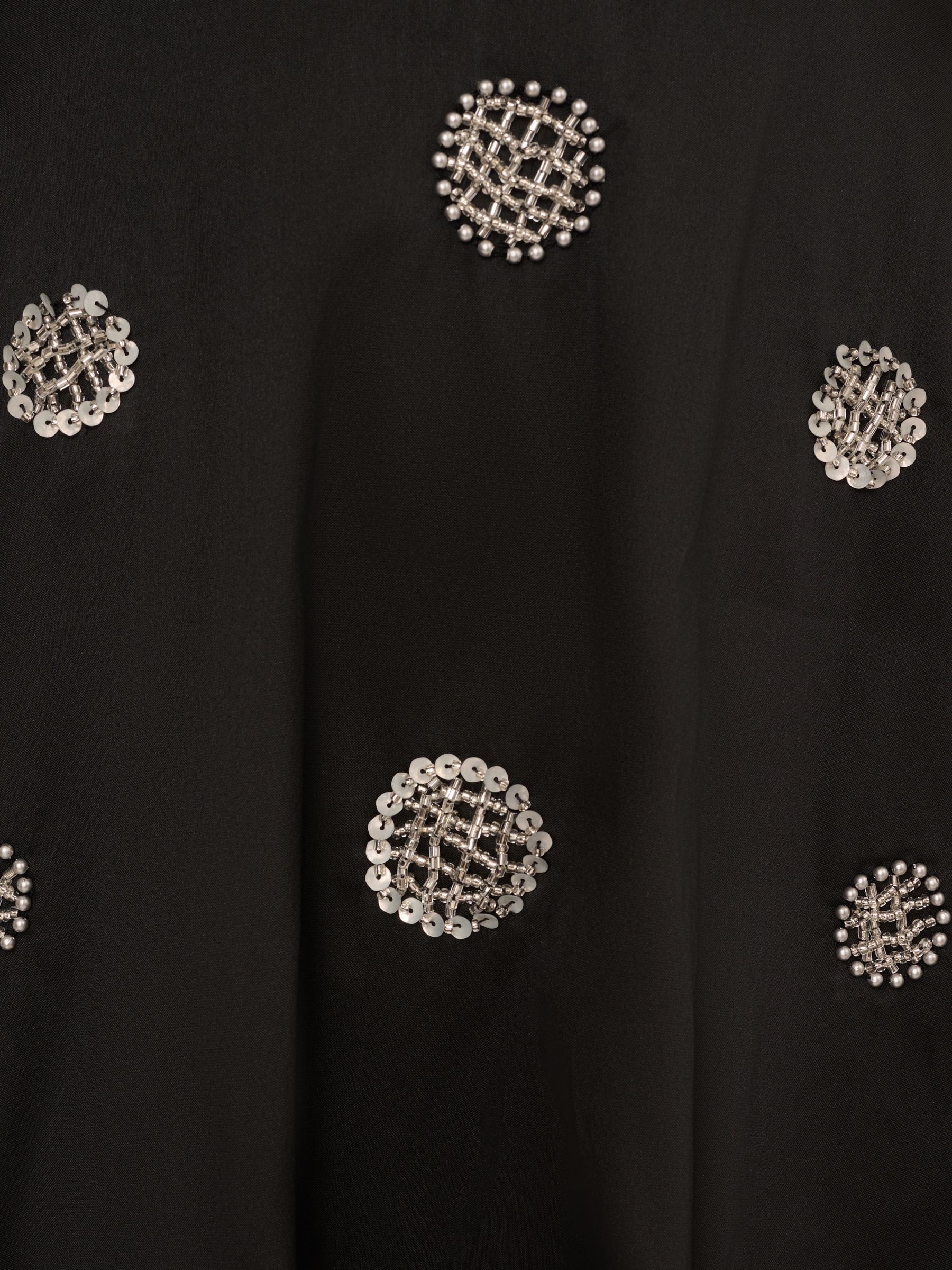 Buy Adrianna Papell Bead Taffeta Fit Flare Black Dress from