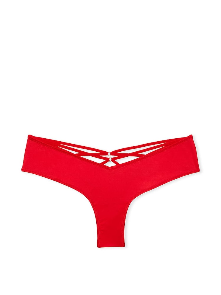 Victoria's Secret Lipstick Red Cheeky Knickers - Image 3 of 3