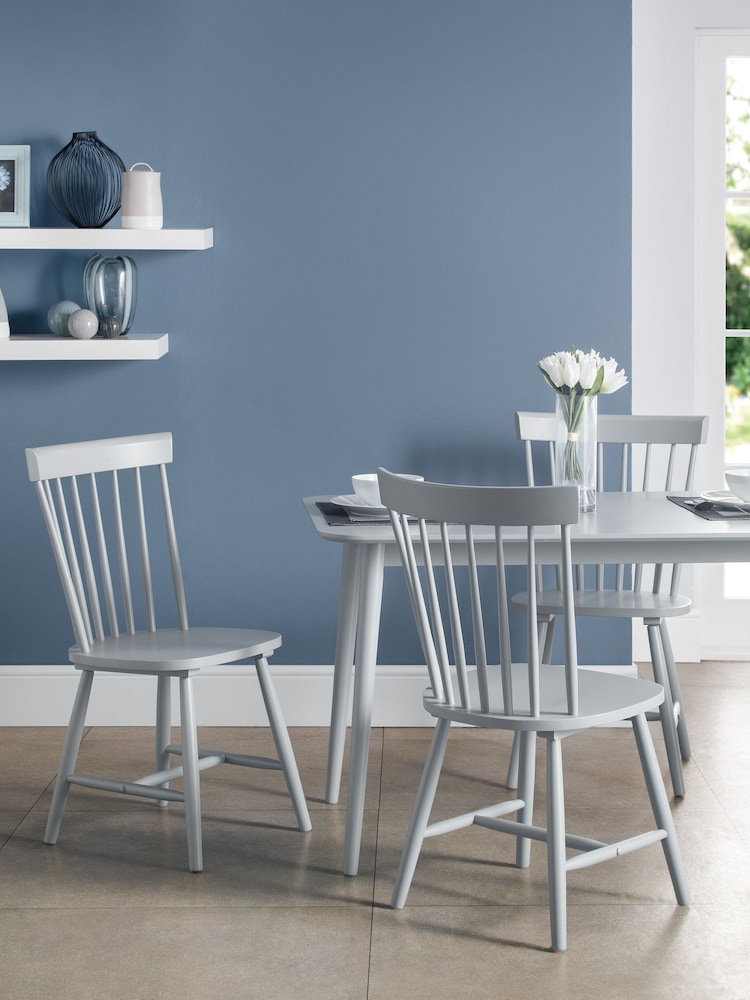 Julian Bowen Grey Torino Chairs Set Of 4 - Image 1 of 5