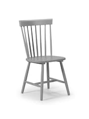Julian Bowen Grey Torino Chairs Set Of 4 - Image 3 of 5