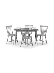 Julian Bowen Grey Torino Chairs Set Of 4 - Image 5 of 5