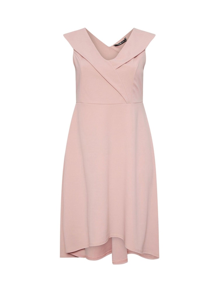 Yours Curve London Tuxedo High Low Dress - Image 5 of 5 Yours Curve London Tuxedo High Low Dress - Image 5 of 5