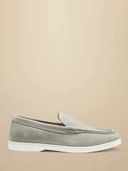 Charles Tyrwhitt Grey Charles Tyrwhitt Grey Slip-On Loafers - Image 1 of 4