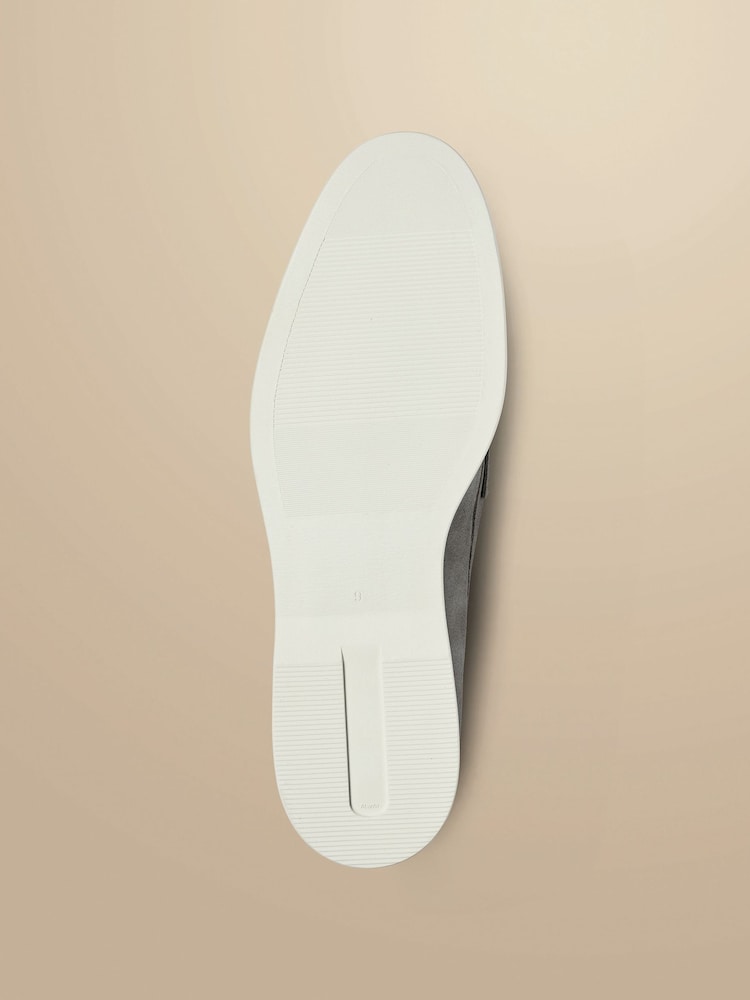 Charles Tyrwhitt Grey Charles Tyrwhitt Grey Slip-On Loafers - Image 4 of 4