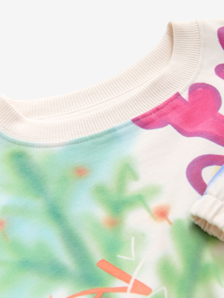 Cream/Pink/Green 100% Cotton Reindeer Christmas Joggers (3-16yrs) - Image 14 of 14 Cream/Pink/Green 100% Cotton Reindeer Christmas Joggers (3-16yrs) - Image 14 of 14